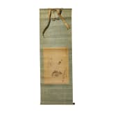 Kakemono mit Darstellung des Daikoku, Japan, datiert 1864