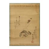 Kakemono mit Darstellung des Daikoku, Japan, datiert 1864
