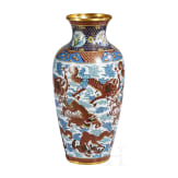 Gro&szlig;e Cloison&eacute;e-Vase, Japan, Meiji-Periode