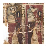 Bemaltes Leinenfragment, &Auml;gypten, Sp&auml;tzeit, 6. - 4. Jhdt. v. Chr.