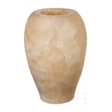 Alabaster-Kanope, alt&auml;gyptisch, 2. - 1. Jtsd. v. Chr.