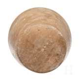 Alabastervase mit ausladender Lippe, alt&auml;gyptisch, 2. Jtsd. v. Chr.