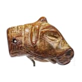 Vollplastischer Tierkopf, Vorderer Orient, Ende 2. Jtsd. - Anfang 1. Jtsd. v. Chr.