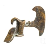 Elamitische Hellebardenaxt mit Vogel, Bronze, Luristan, Westiran, 2000 - 1750 v. Chr.