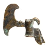 Elamitische Hellebardenaxt mit Vogel, Bronze, Luristan, Westiran, 2000 - 1750 v. Chr.