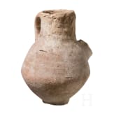 Seltenes Keramikgef&auml;&szlig; mit Siebausguss, &ouml;stlicher Mittelmeerraum, 1. Jtsd. v. Chr.