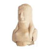 Kopf einer Kore, Terrakotta, Griechenland, 5. Jhdt. v. Chr.