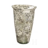 Hoher Glasbecher, Mitteleuropa, sp&auml;tr&ouml;misch-fr&auml;nkisch, 5. - 6. Jhdt.