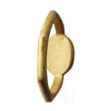 Sch&ouml;ner Goldring mit Gemme, r&ouml;misch, 2. - 3. Jhdt.