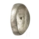 Silberner Ring mit Gemme, r&ouml;misch, 2. - 3. Jhdt.