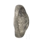Silberner Ring mit Gemme, r&ouml;misch, 2. - 3. Jhdt.