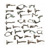 30 Bronze-Fibeln, r&ouml;misch, 1. - 3. Jhdt.