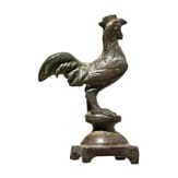 Ein kleiner Hahn aus Bronze, r&ouml;misch, 1. - 2. Jhdt.