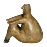 Sitzende Hohlfigur, Mexiko, Nayarit shaft tomb culture, 200 v. - 500 n. Chr.