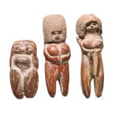 Three Ecuadorian female Valdivia figures, circa 2500 – 2000 B.C.