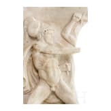 Marmorrelief mit Schlachtenszene