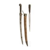 A German hunting hanger and a South Italian dagger, 18th century