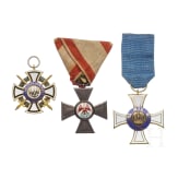 Three awards, 19th/20th century