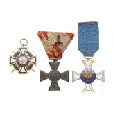 Three awards, 19th/20th century
