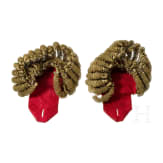 A pair of epaulettes for a colonel of the Swiss regiments in the Kingdom of the Two Sicilies, circa 1820