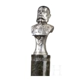 Emperor Franz Joseph I of Austria - small silvered bust