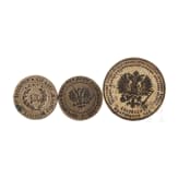 Six Russian/Soviet Union official seals resp. punches, 19th/20th century