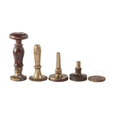 Eight official Hungarian seals and one punch, 19th century