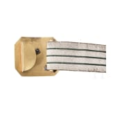 A sash with sabre hanger of a cavalry officer of the papal troops, 19th century