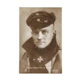 Manfred von Richthofen (1892 - 1918) - a portrait post card with signature