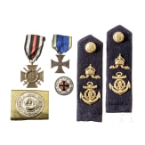 A pair of shoulder bords for warrant officers of the Imperial German Navy