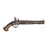 Tromblonpistole, Basararbeit unter Verwendung alter Teile, osmanisch, 20. Jhdt