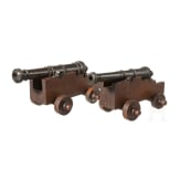 Two miniature cannons, 19th/20th century