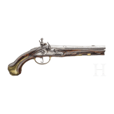 A flintlock pistol by Antoine Prion in Li&egrave;ge, Belgium, circa 1730