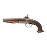 A flintlock pistol by Leclerc, Paris/France, circa 1800