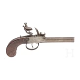 A large Belgian flintlock pocket pistol, circa 1810