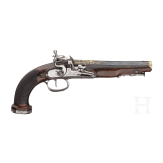 A French flintlock pistol, Fauleau Avallon, circa 1810