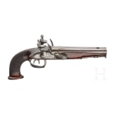 A side-by-side flintlock pistol by A. Peron &agrave; St. Omer, France, 1845