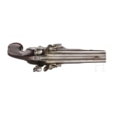 A side-by-side flintlock pistol by A. Peron &agrave; St. Omer, France, 1845