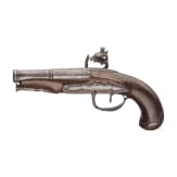 A French pocket pistol, circa 1760