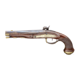 A French percussion pistol, circa 1780