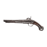 A percussion pistol, Spain, circa 1790