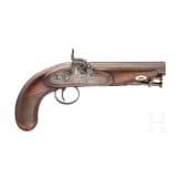 A percussion pistol by Weatherhead Walters & Co, Great Britain, circa 1830