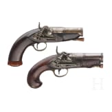 Two percussion pocket pistols, Spain, circa 1830/40