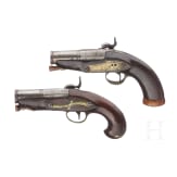 Two percussion pocket pistols, Spain, circa 1830/40