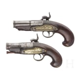 Two percussion pocket pistols, Spain, circa 1830/40