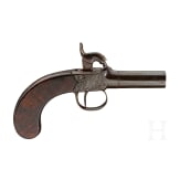 a percussion derringer, Smith, London, around 1840