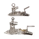 Two flintlocks, Spain and Portugal, ca. 1800