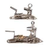 Two flintlocks, Spain and Portugal, ca. 1800