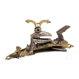 A Miquelet flintlock, partially brass plated, Algeria, dated 1801