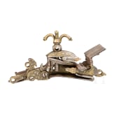 A brass-inlaid Miquelet flintlock, Algeria, early 19th century